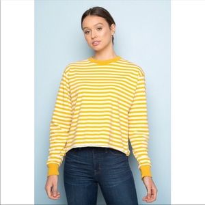 Yellow Striped Long Sleeve